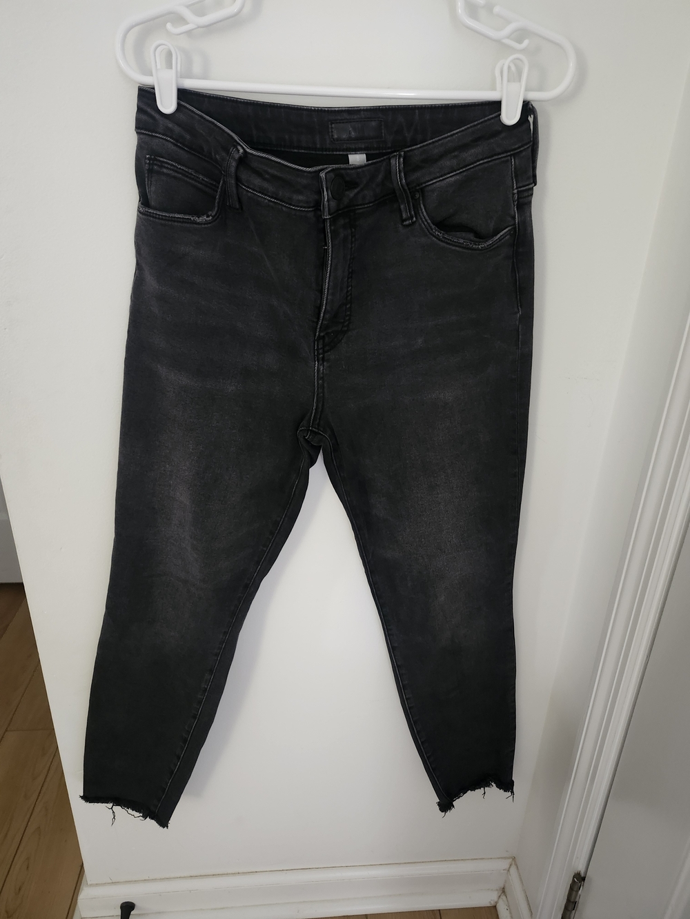 Kut from the Kloth Charcoal Black High-Rise Skinny Jeans
